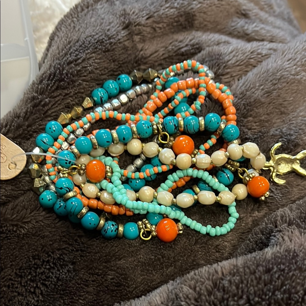 Colorful Beaded Bracelet Set